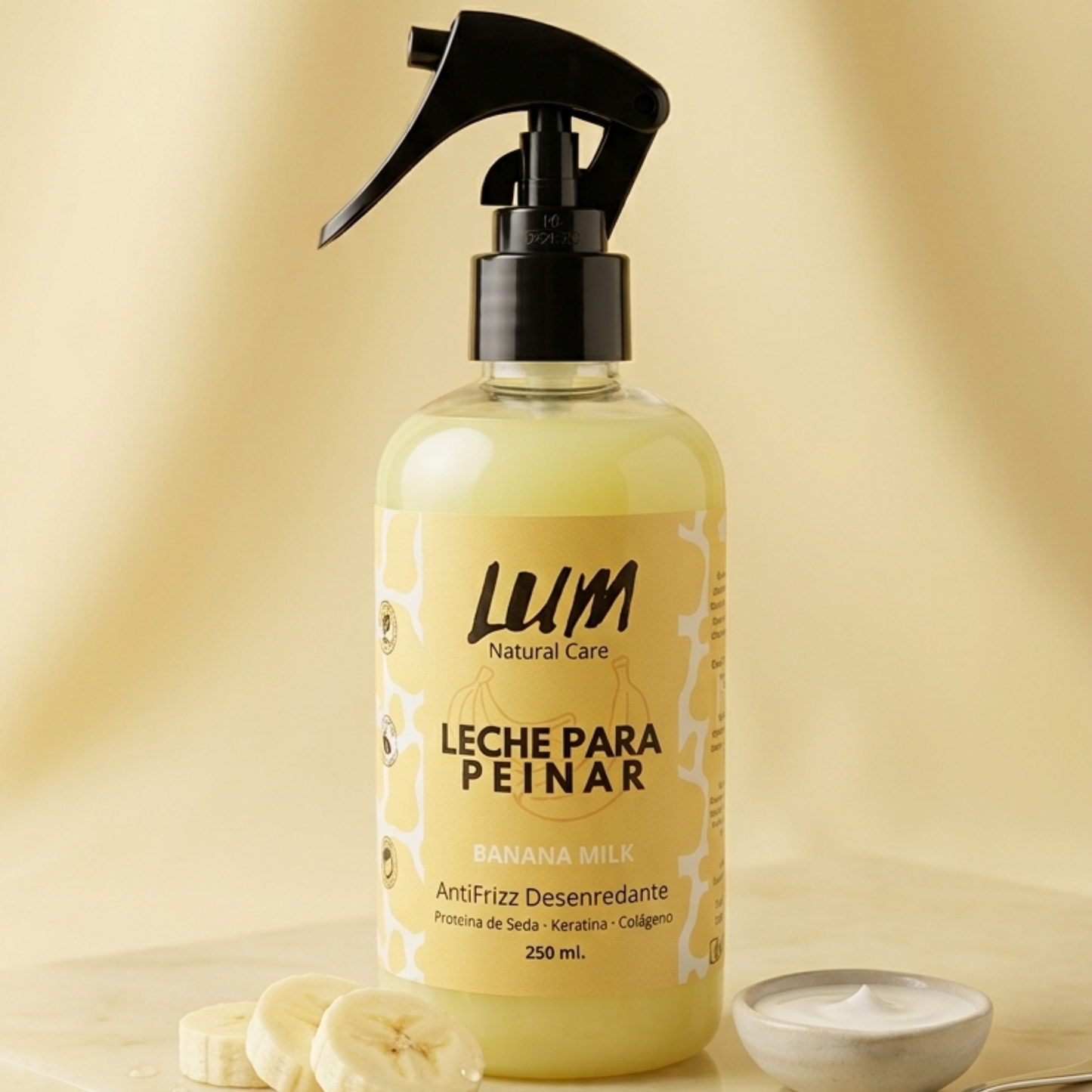 Leche de Peinar Banana Milk AntiFrizz Desenredante