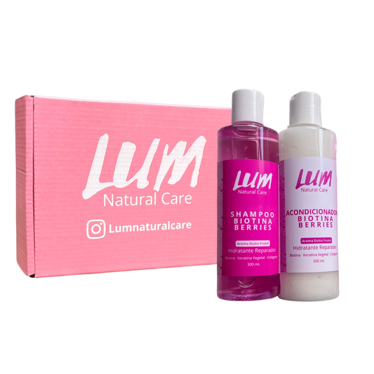 Set Capilar Hidratante Reparador Biotina Keratina Berries