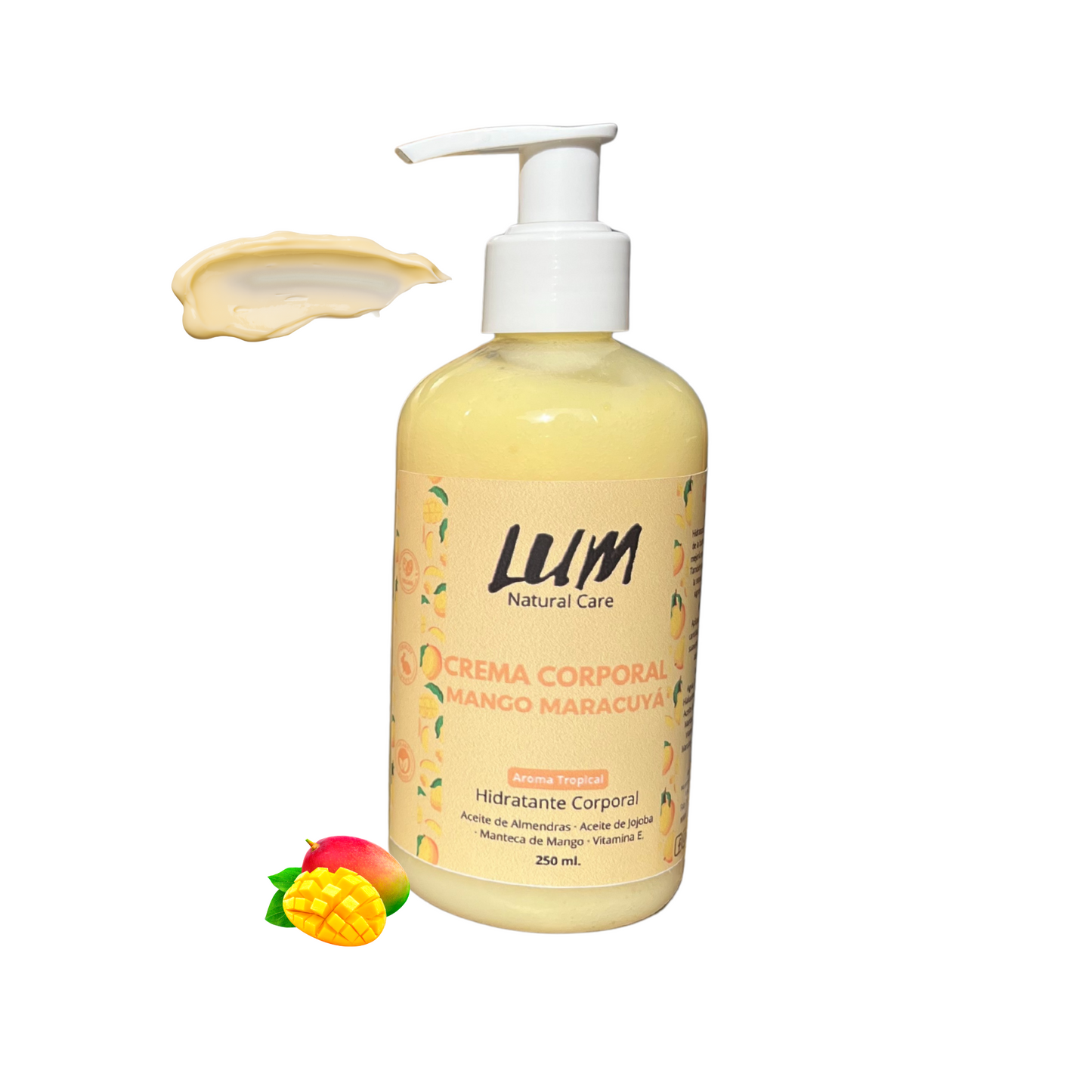 Crema Corporal Hidratante Mango y Maracuyá