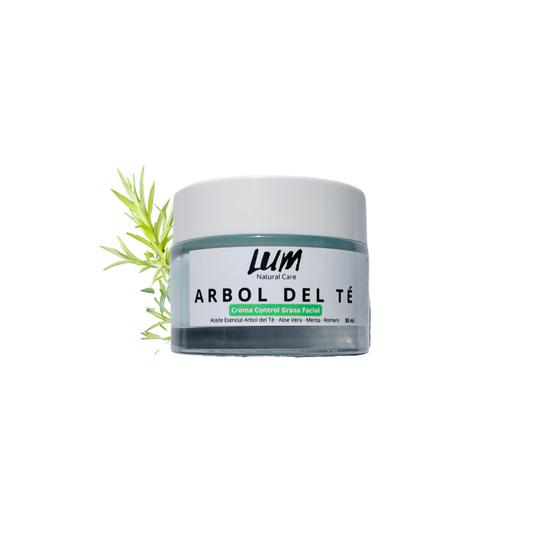 Crema Facial Control Grasa Árbol del Té