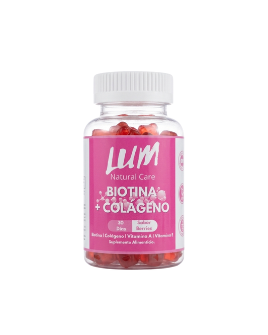 Gomitas de Biotina y Colágeno Sabor Berries
