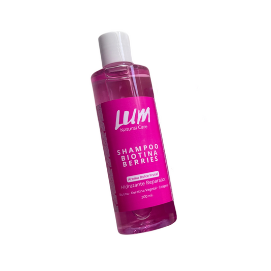 Shampoo Hidratante Reparador Biotina Berries