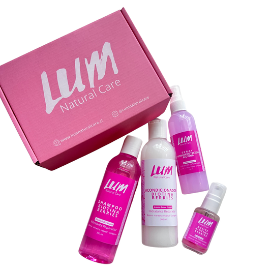Kit Capilar Hidratante Reparador Biotina Keratina Berries
