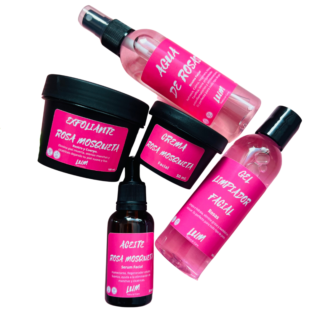Kit Facial Rosa Skincare