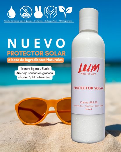 Protector Solar Natural FPS 50 (Bloqueador)