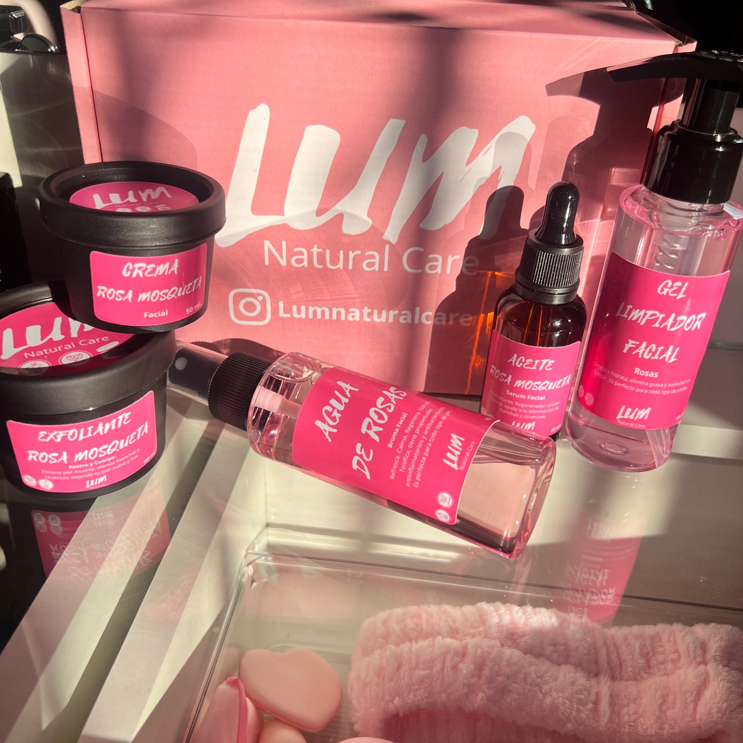 Kit Facial Rosa Skincare