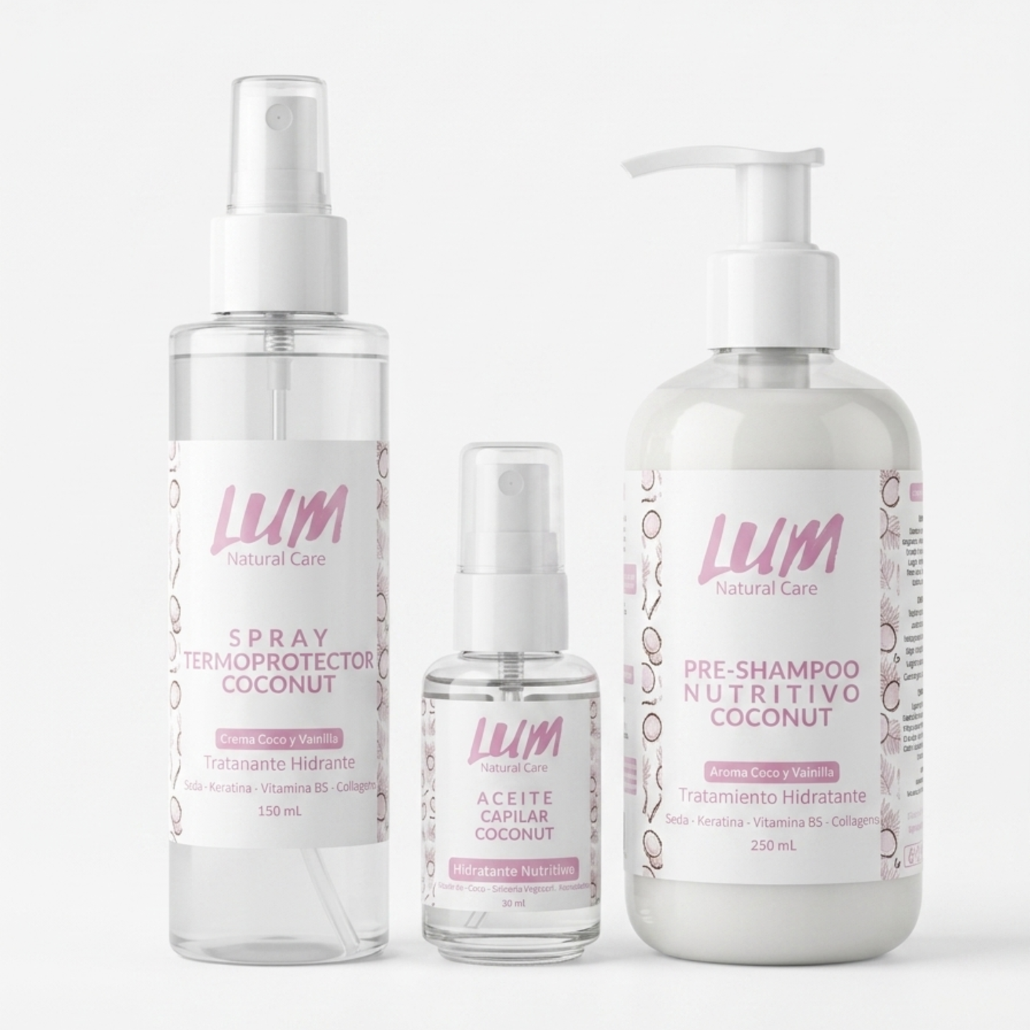 Kit Capilar Nutritivo Hidratante Coconut