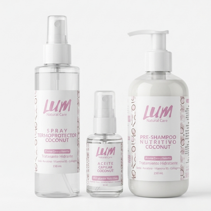 Kit Capilar Nutritivo Hidratante Coconut