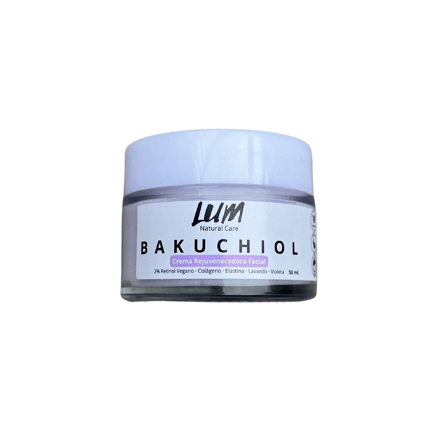 Crema Facial Rejuvenecedora Bakuchiol Retinol Vegano