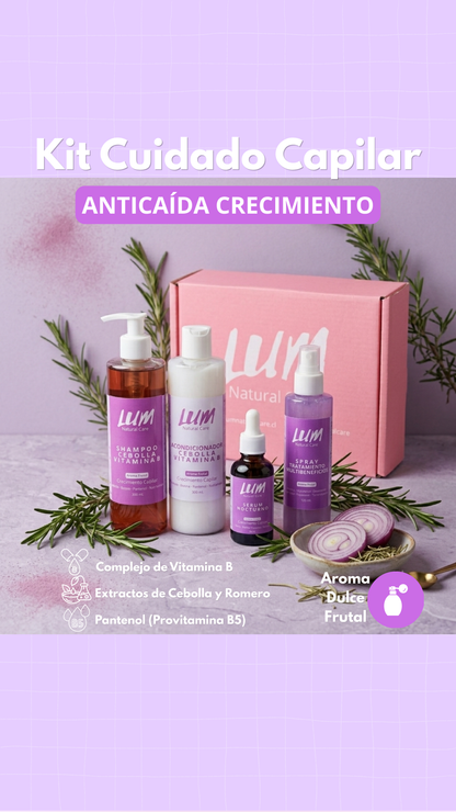 Kit Capilar Crecimiento Anticaída Cebolla
