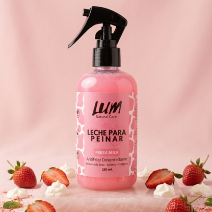 Leche de Peinar Fresa Milk AntiFrizz Desenredante