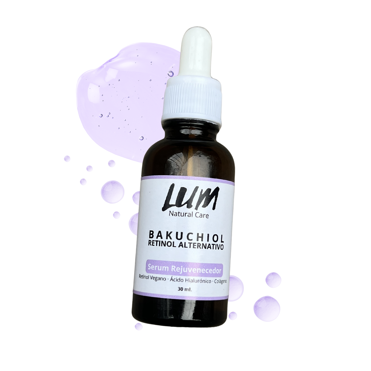 Serum Facial Rejuvenecedor Bakuchiol Retinol Vegano