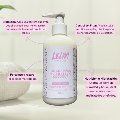 PreShampoo Nutritivo e Hidratante Coconut